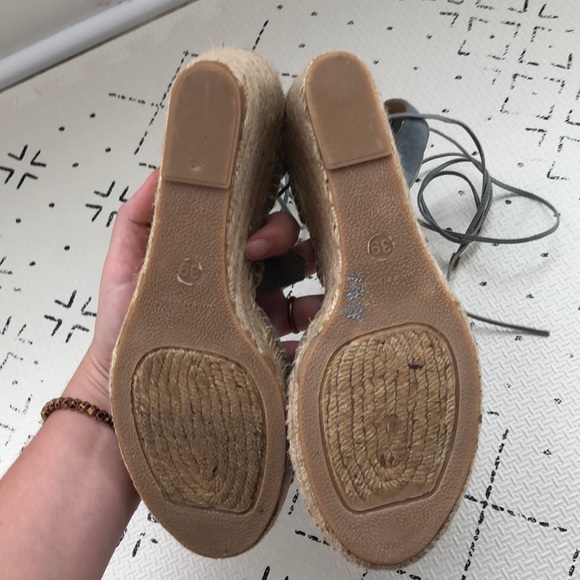 Romena suede espadrille wedges. Handmade in Spain - Picture 4 of 8